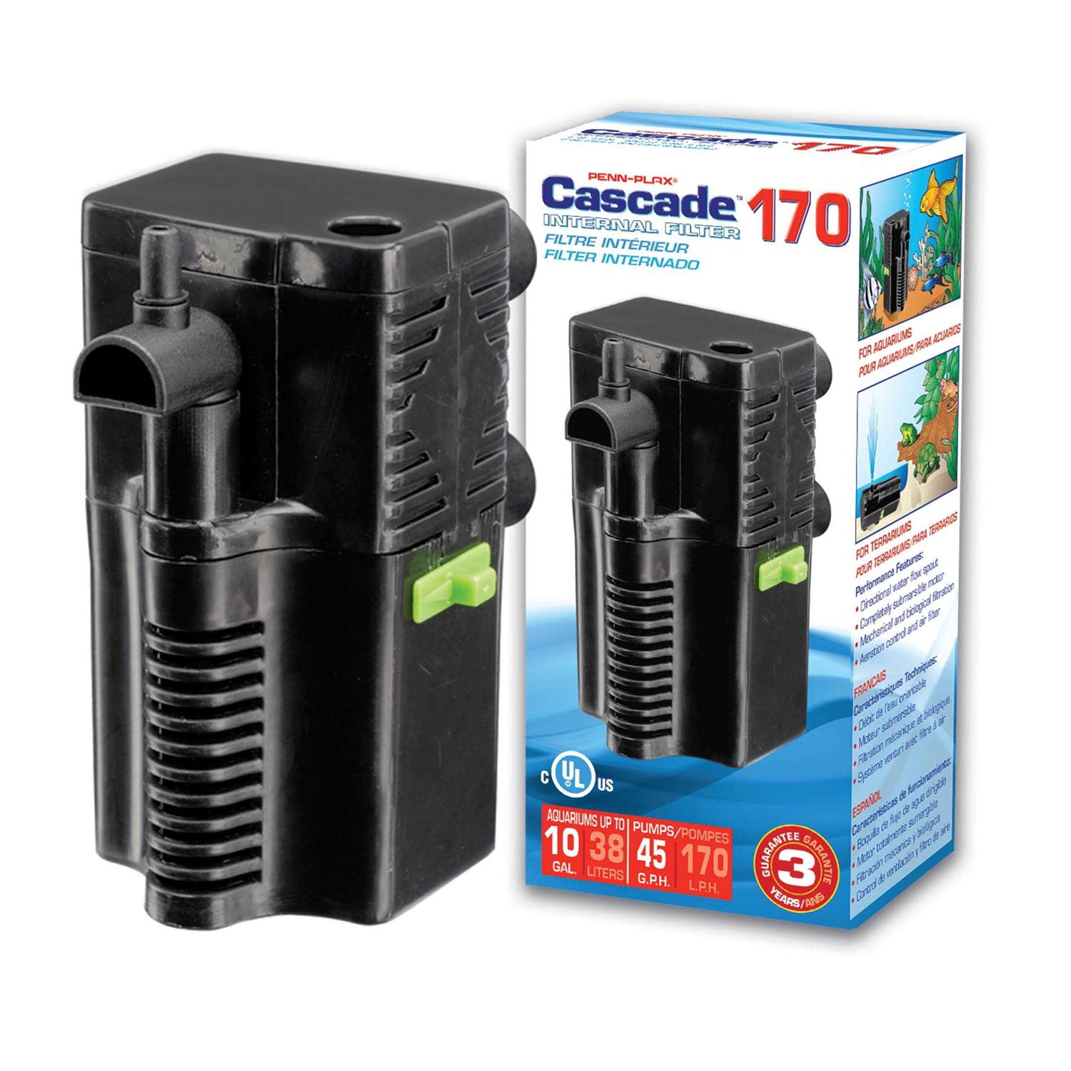 Penn-Plax Cascade 170 Internal Aquarium Filter