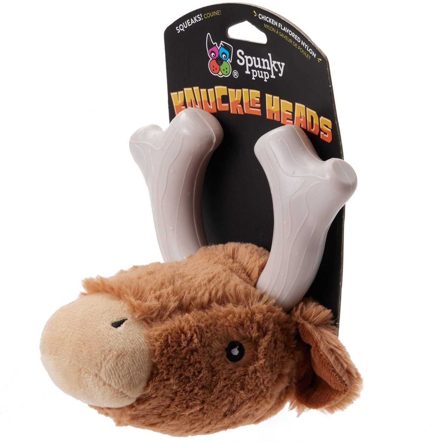 Spunky Pup Knuckleheads Deer Dog Toy