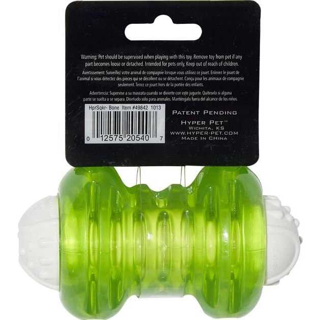 Hyper Pet Squawker Bone Dog Toy
