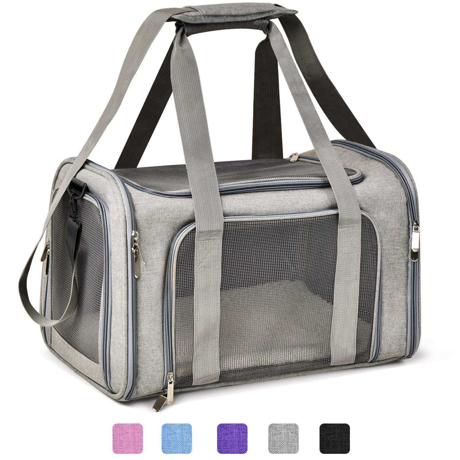 Henkelion Cat Carriers Dog Carrier Pet for Small Medium Cats Puppies up to 15 Lbs