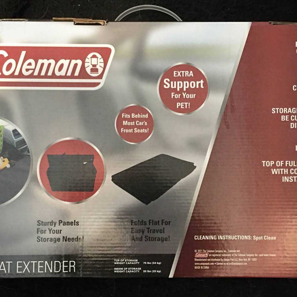 Coleman Dog Seat Storage Extender