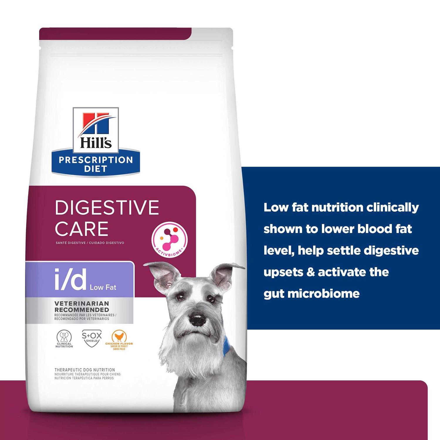 Hill’s Prescription Diet i/d Digestive Care Low Fat Chicken Flavor Dry Dog Food