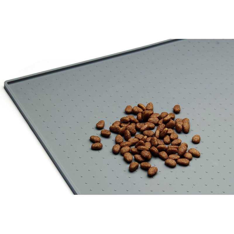 Hubulk Dog Feeding Mat,Silicone Pet Food and Water Bowl Placemat,Dishwasher
