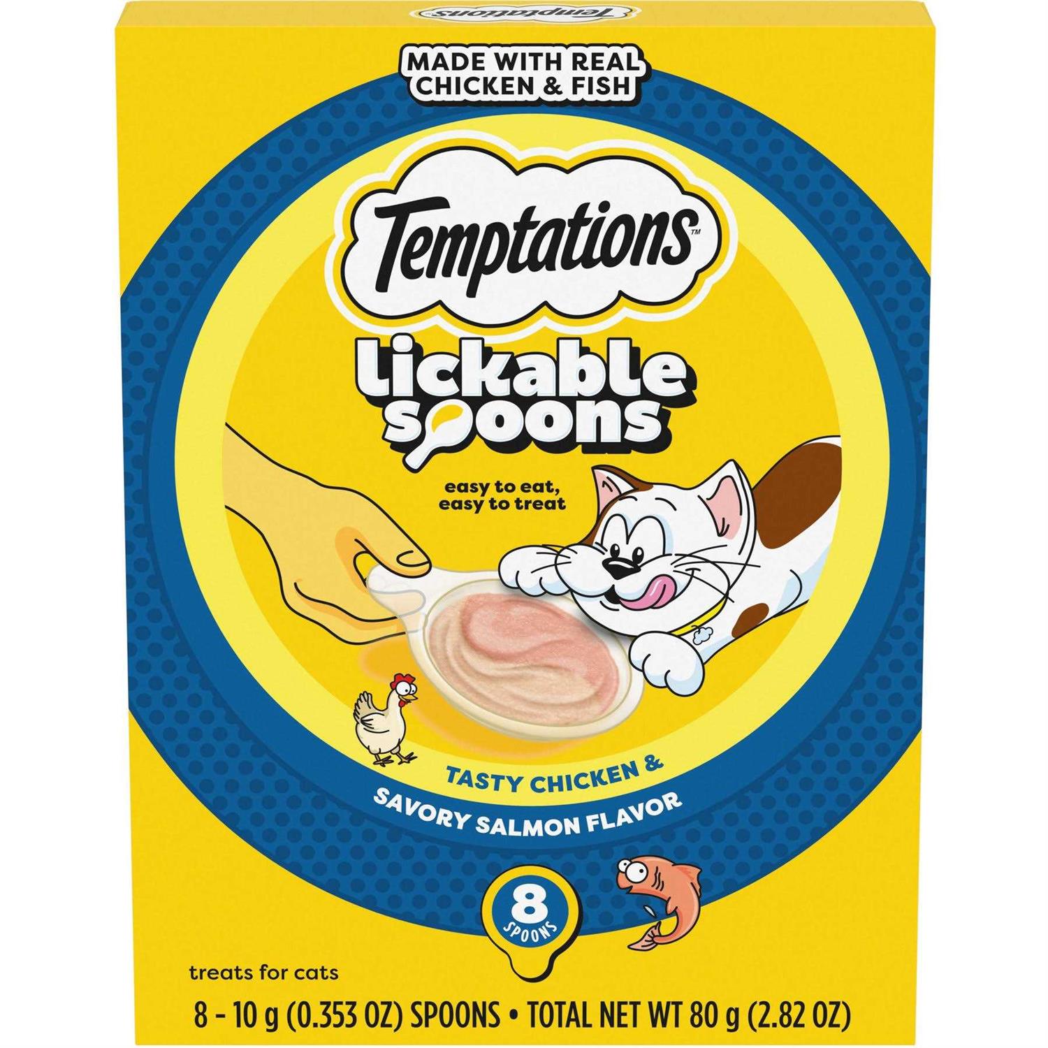 Temptations Lickable Spoons Cat Treats