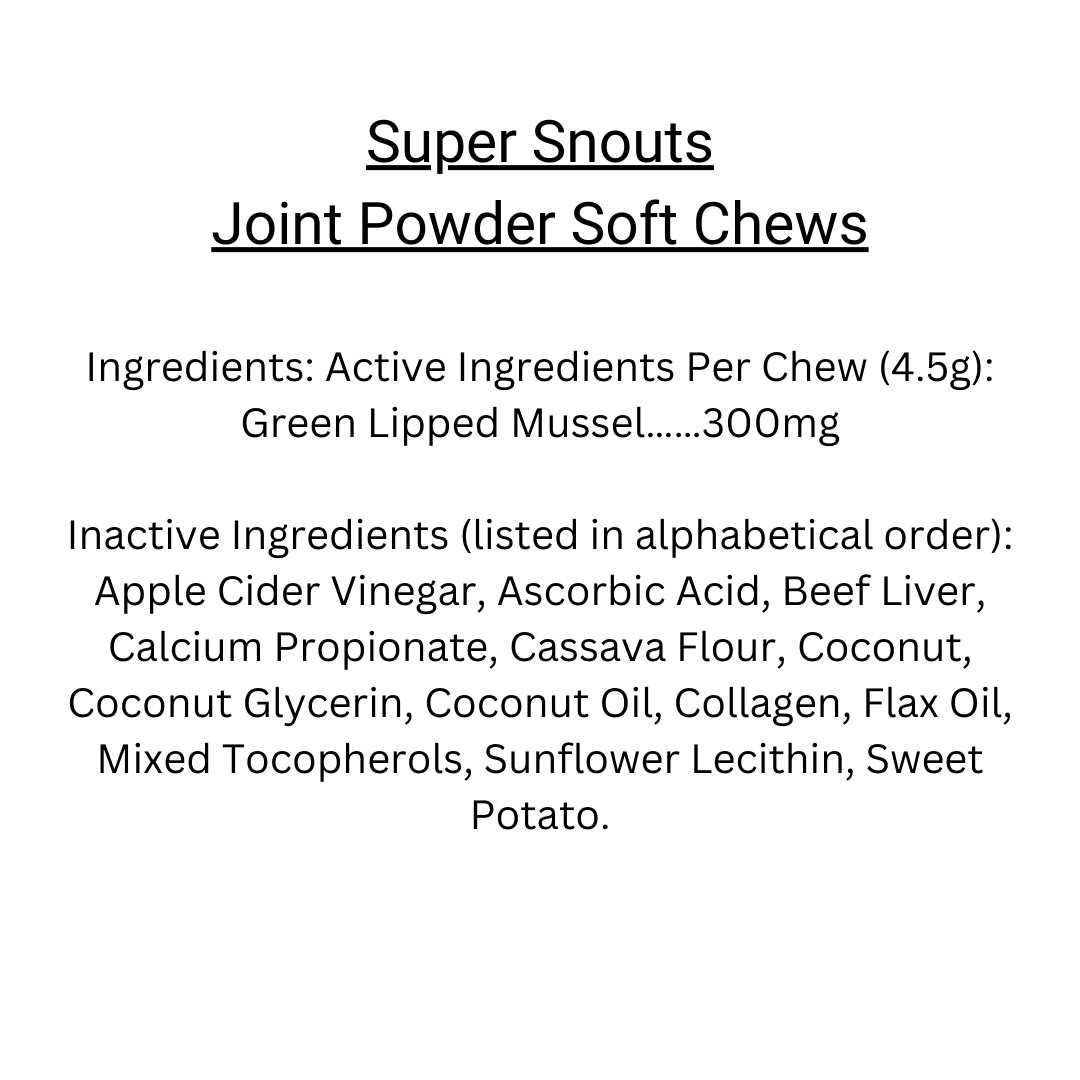 Super Snouts Joint Power Chews
