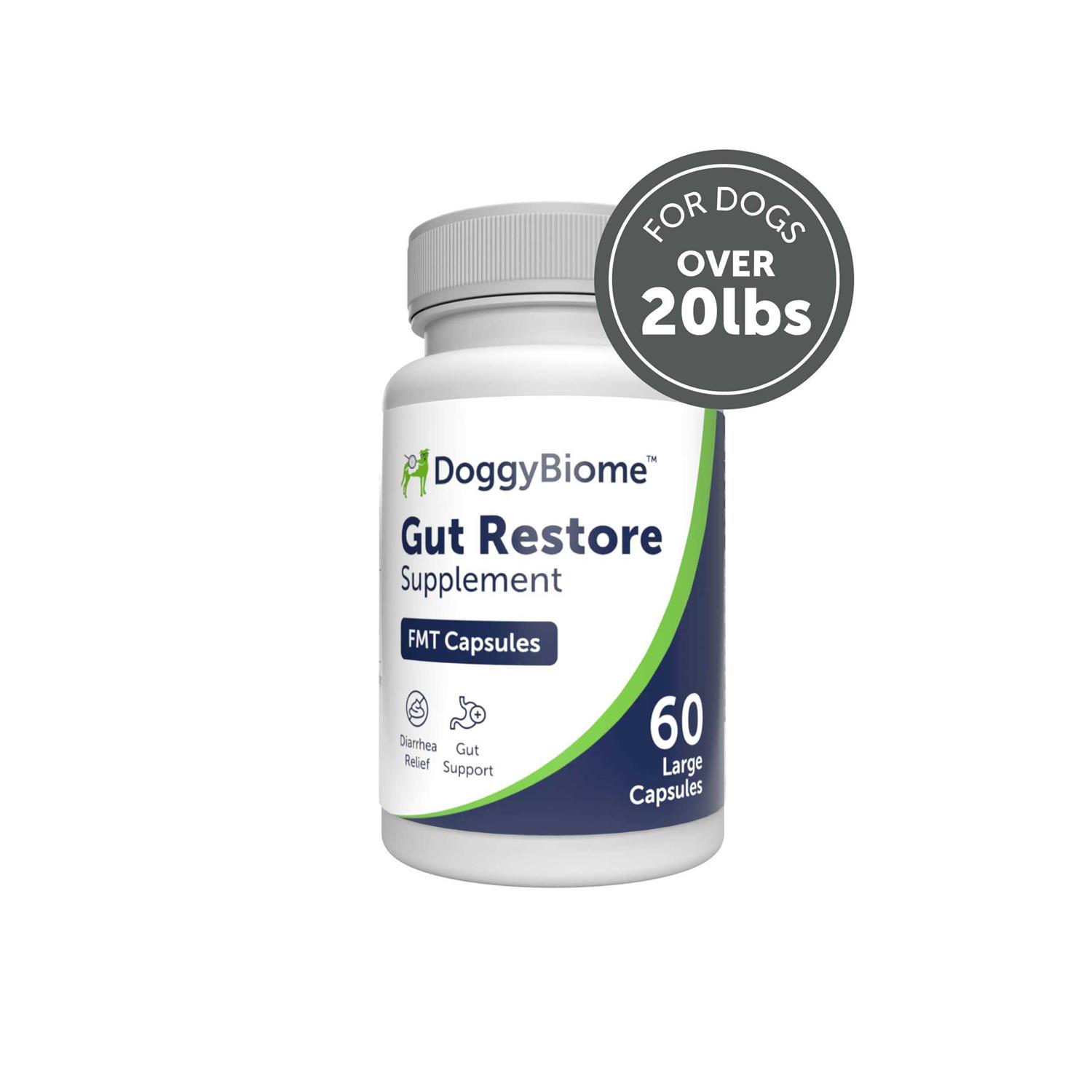 DoggyBiome Gut Restore Supplement 30 Capsules