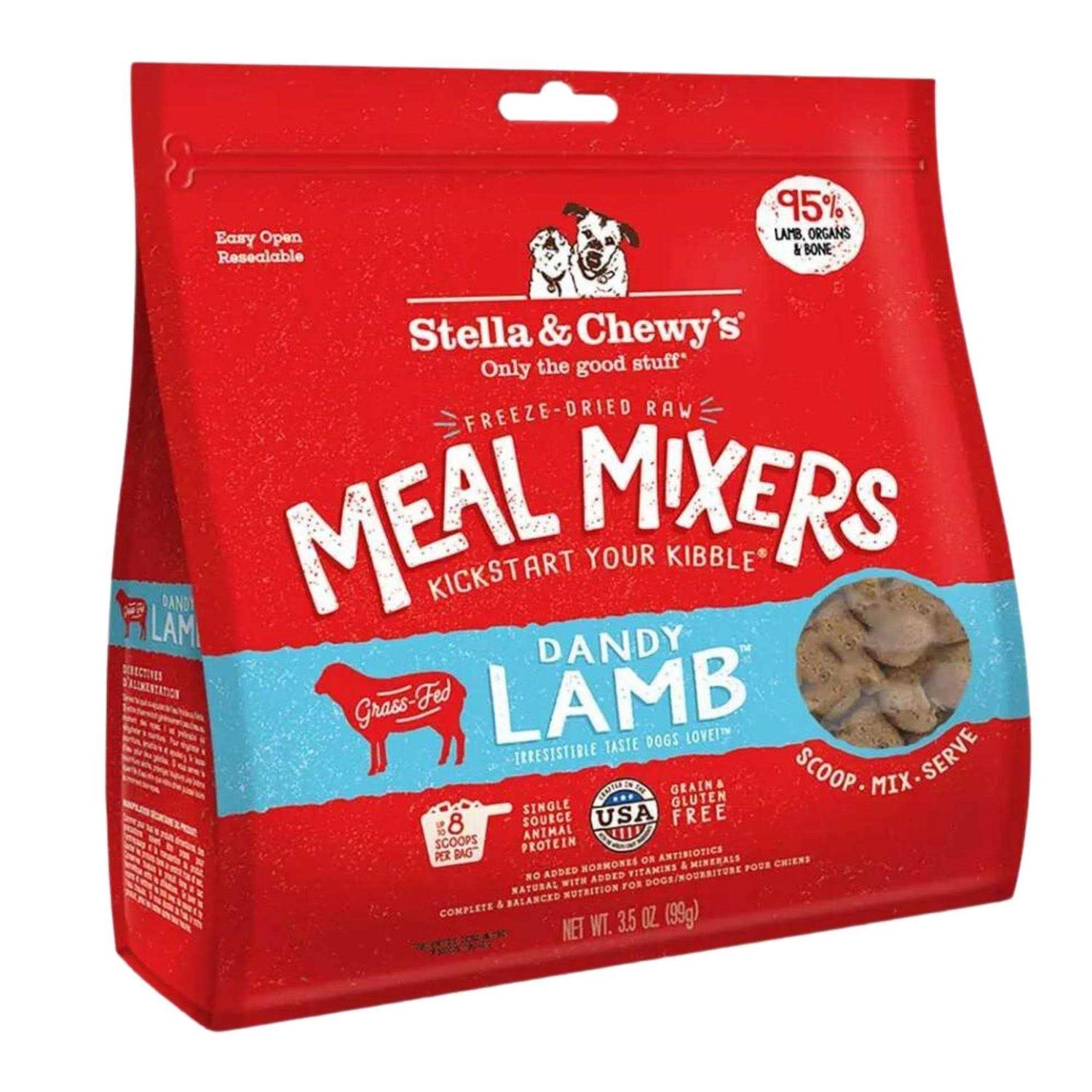 Stella & Chewy’s Freeze Dried Dandy Lamb Meal Mixers Dog Food