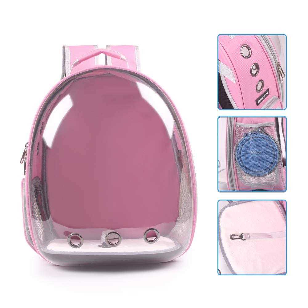 BEIKOTT Cat Backpack Carriers Bag Dog Backpack Pet Bubble for Small Cats Puppies Dogs Bunny