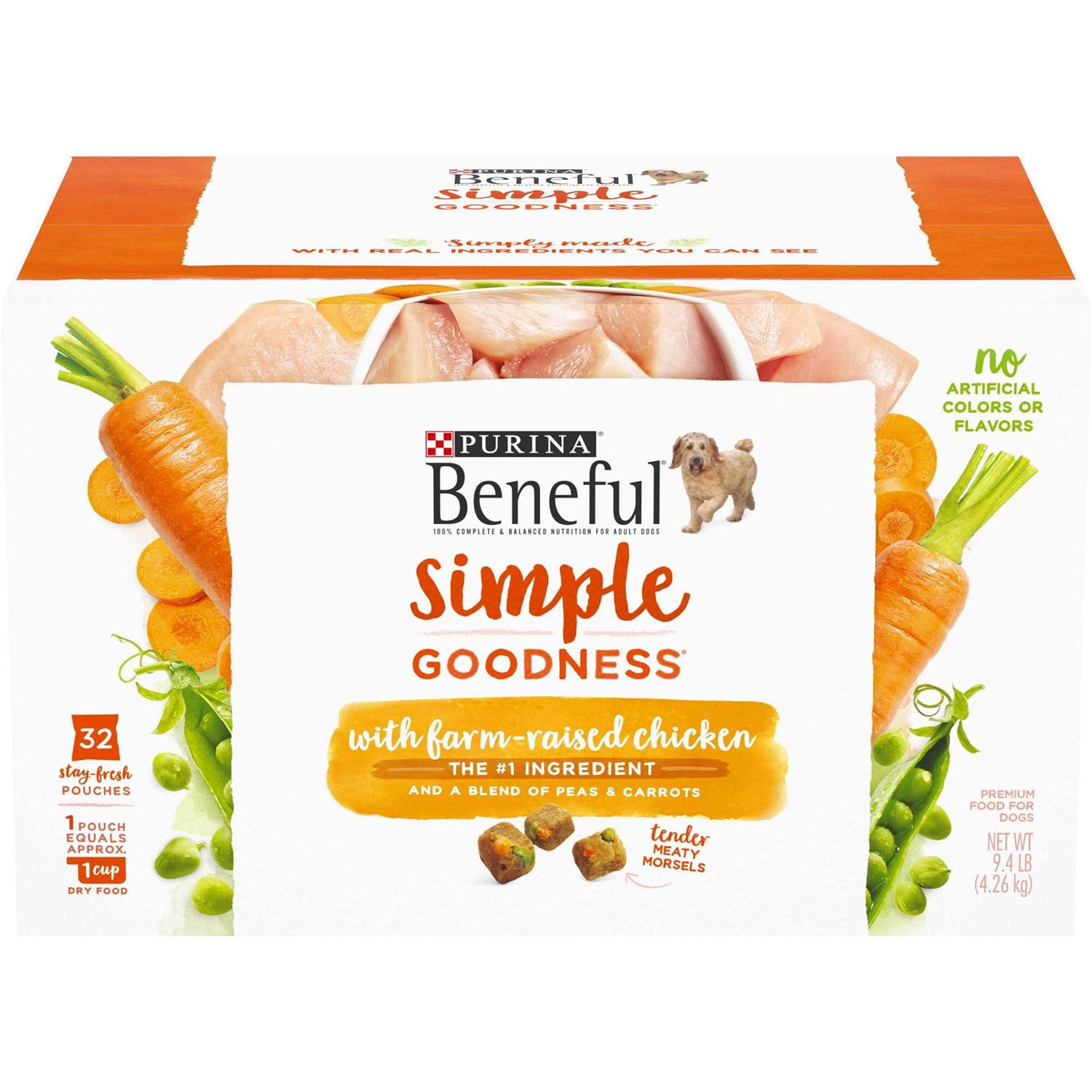 Purina Beneful Dry Dog Food Simple Goodness With Farm Raised