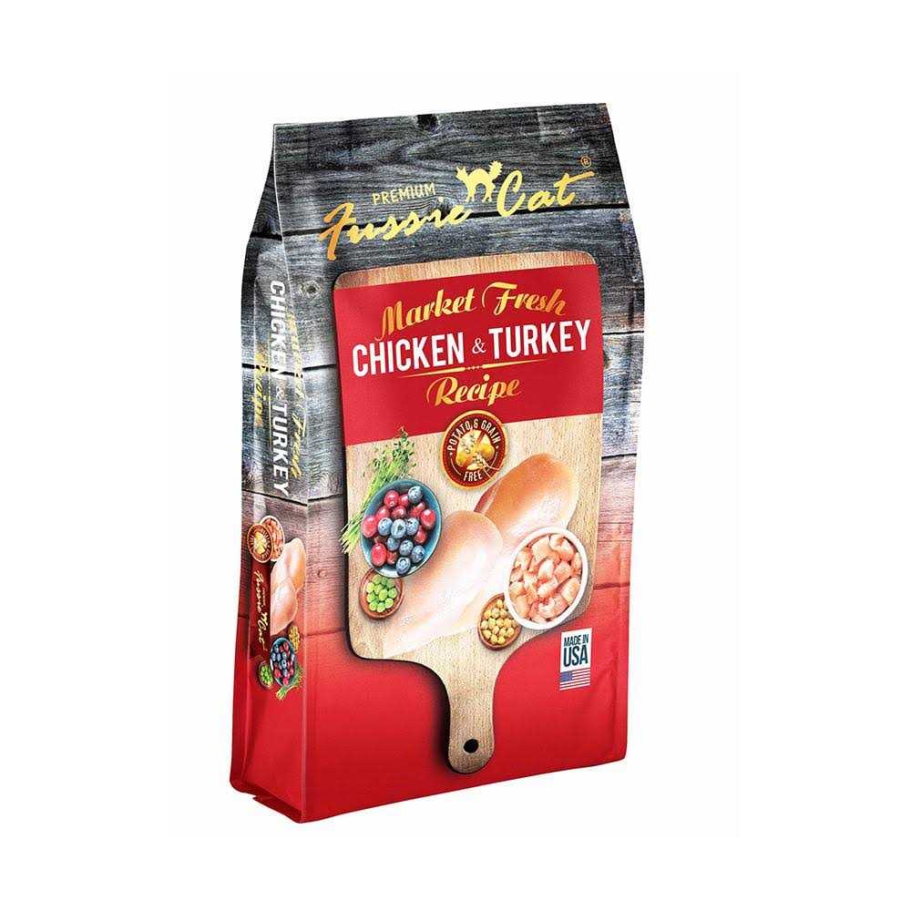 Fussie Cat Dry Cat Food Market Fresh Chicken Turkey