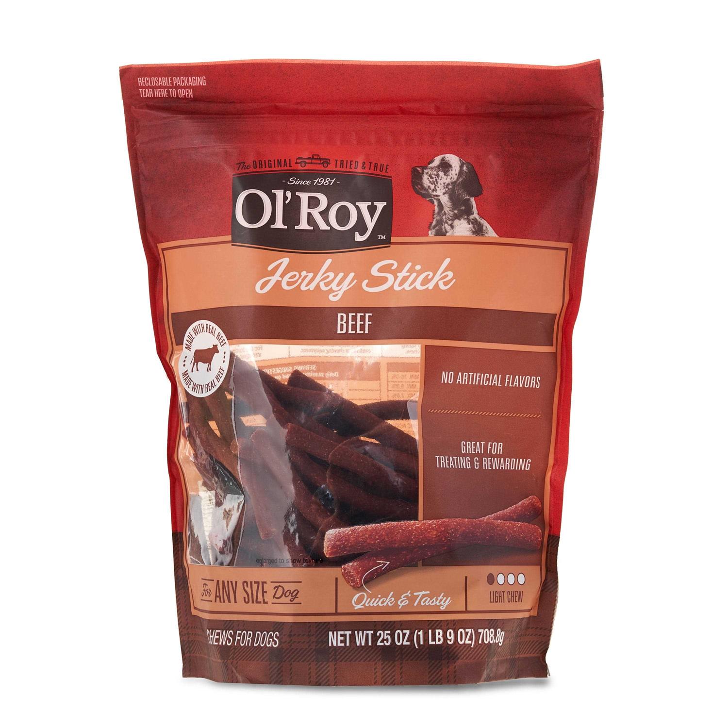 Ol’ Roy Jerky Sticks Beef