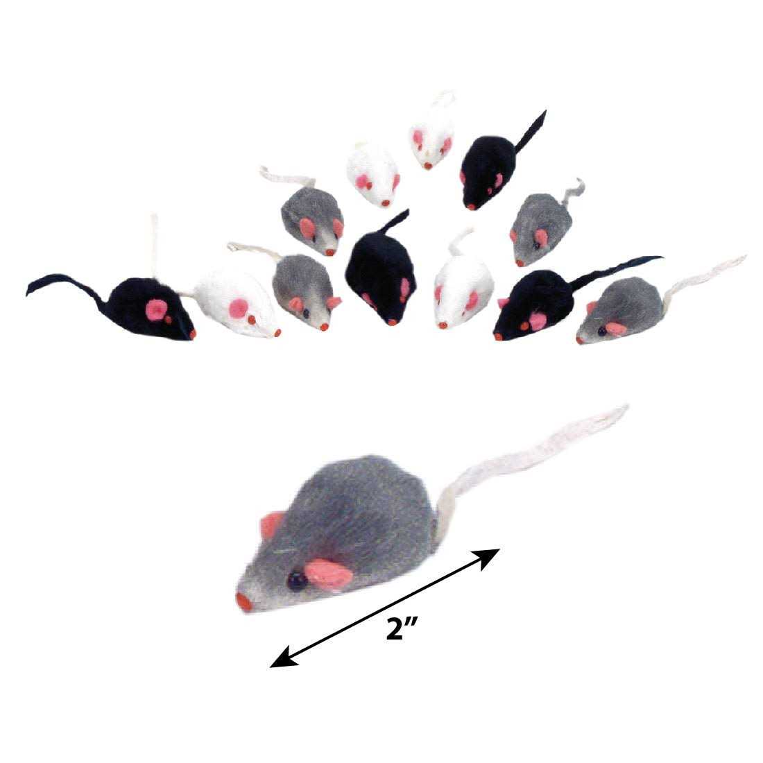 Turbo Assorted Mice Cat Toys