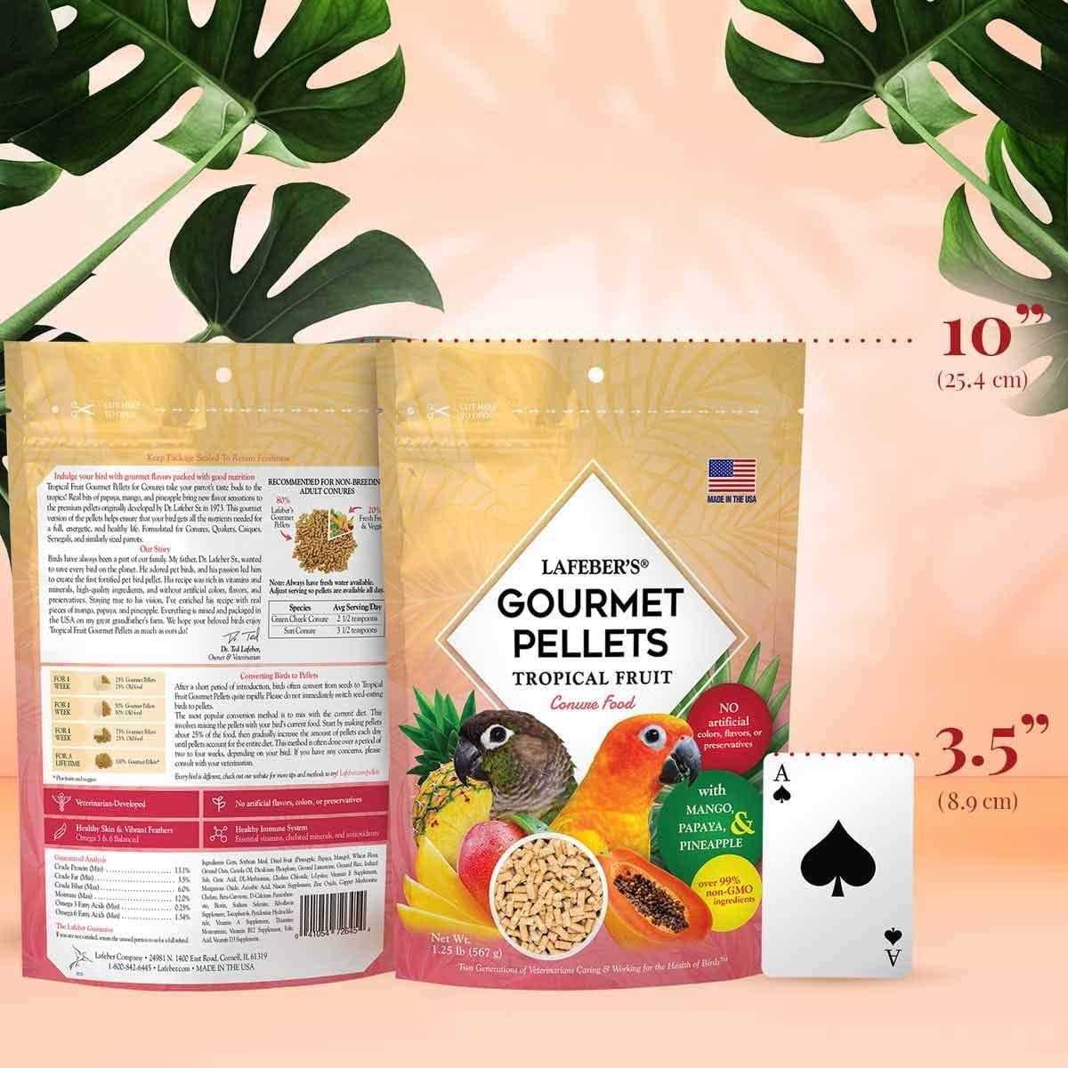 Lafeber Gourmet Pellets Tropical Fruit Bird Food