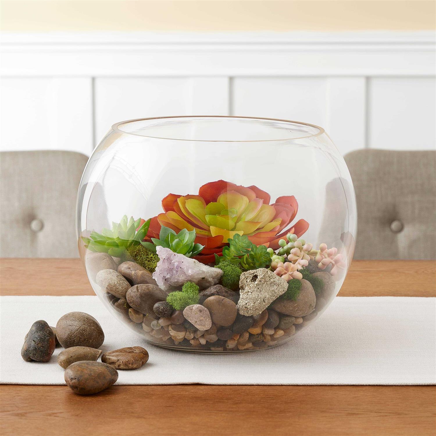 Glass Bubble Ball Bowl by Ashland