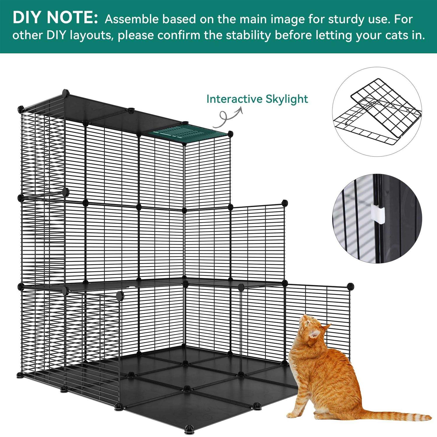 YITAHOME 4 Tier Cat Hammock Cat Enclosure