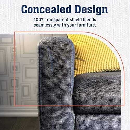 Stelucca Amazing Shields Cat Scratch Deterrent 6-Pack, 17-inch x 12-inch Furniture Protectors from Cats for Couch