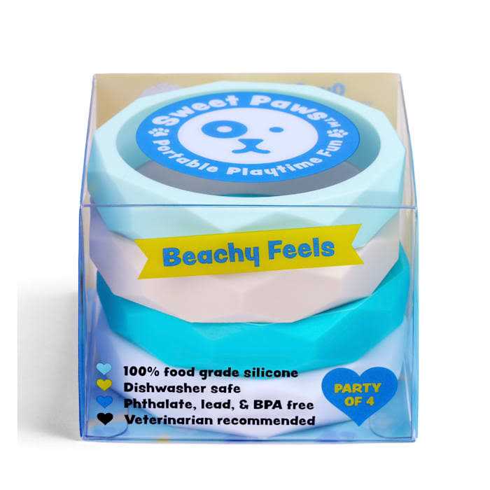 Sweet Paws Wearable Stack Puppy Teether Chew Toy