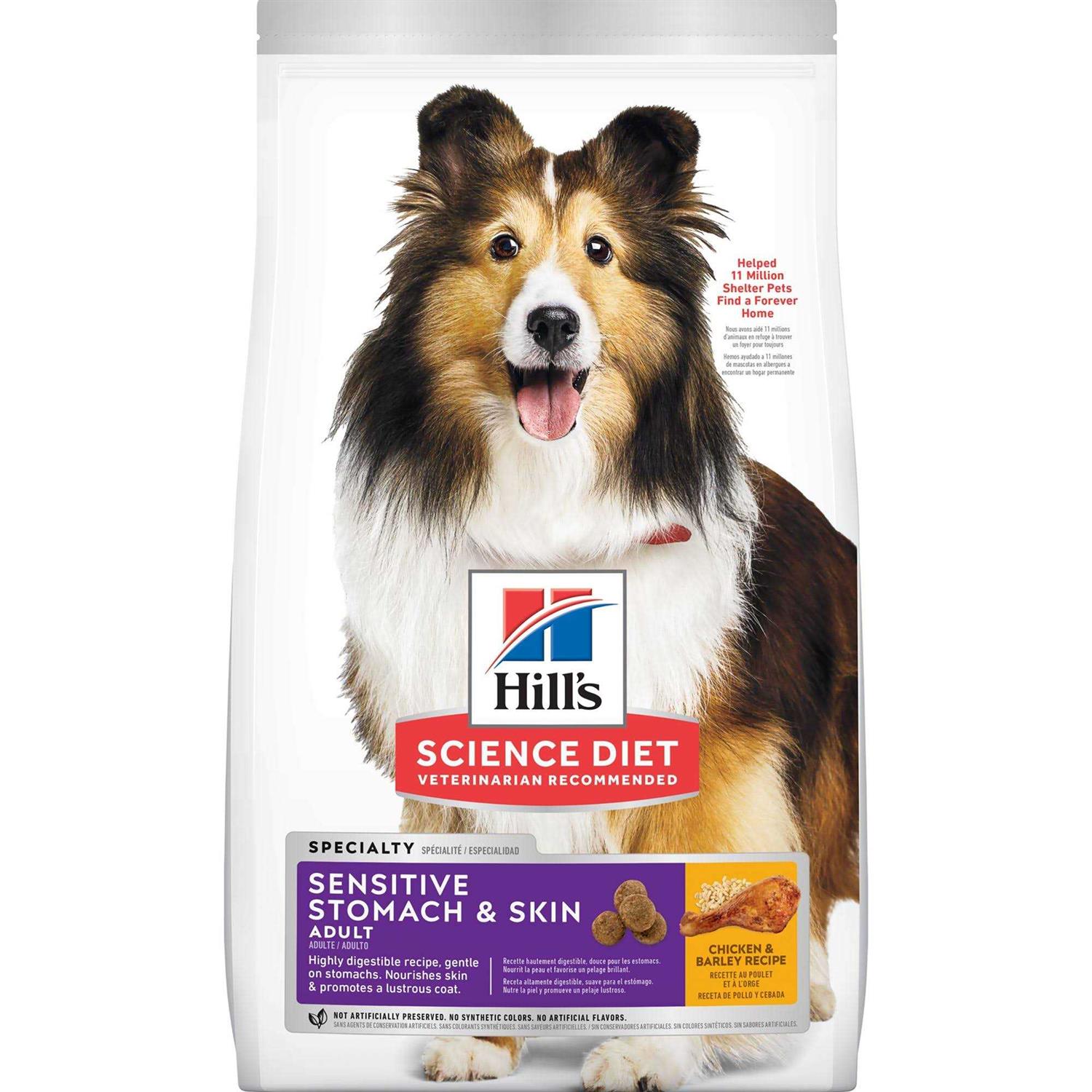 Hill’s Science Diet Adult Sensitive Stomach & Skin Dry Dog Food