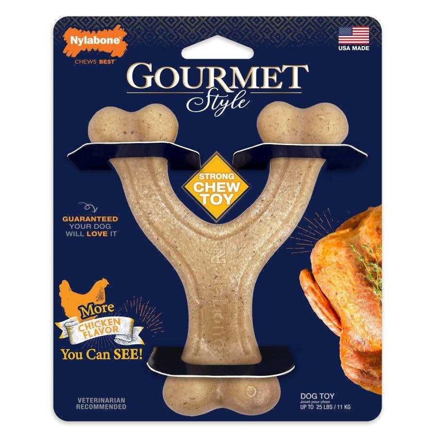 Nylabone Gourmet Style Strong Chew Wishbone Dog Toy
