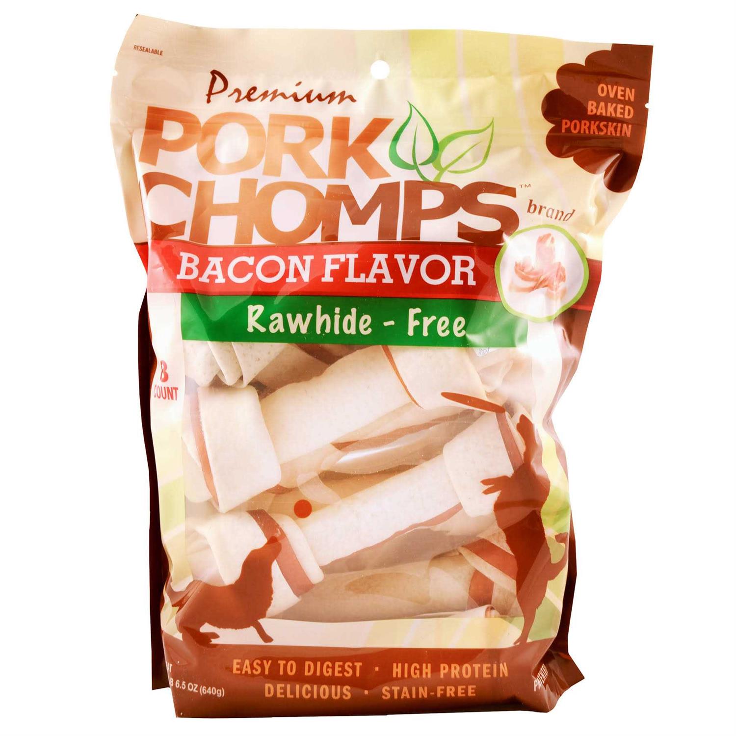 Premium Pork Chomps Bacon Knotz