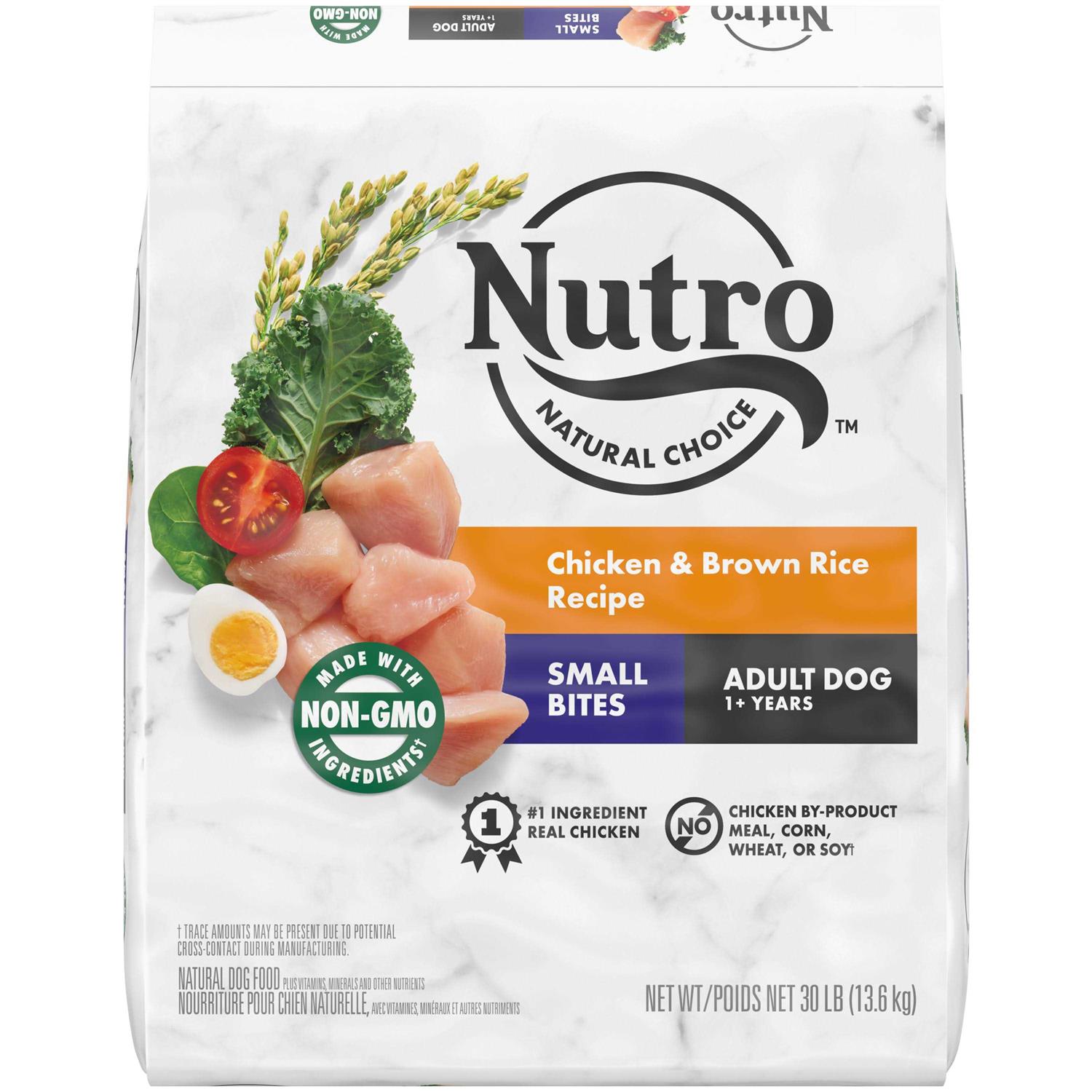 Nutro Natural Choice Small Bites Adult Chicken & Brown Rice Dry Dog Food