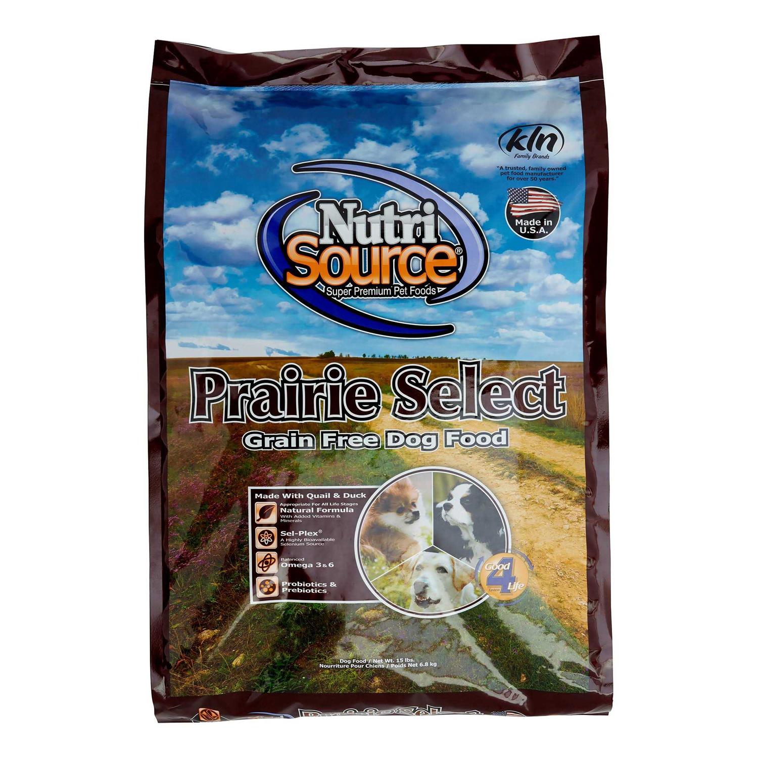 NutriSource Grain Free Prairie Select Dry Dog Food