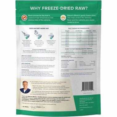 Dr. Marty Nature’s Blend Healthy Growth Freeze Dried Raw Dog Food