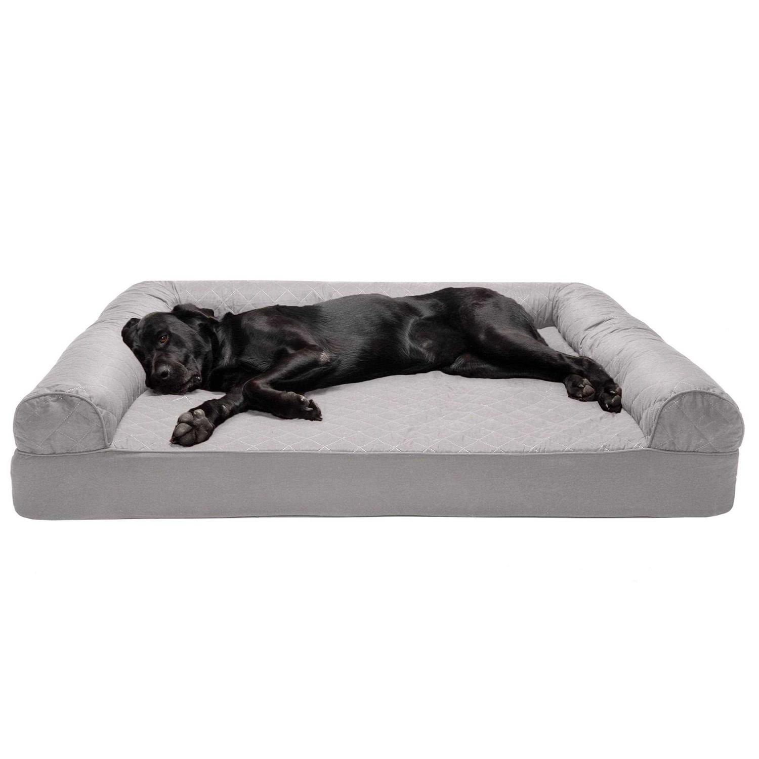 FurHaven Pet Quilted Sofa Dog Bed