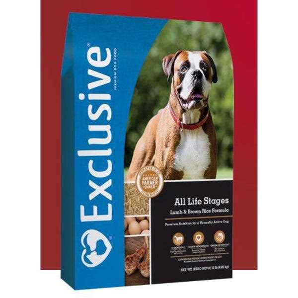 Exclusive Dog Food All Life Stages Lamb Brown Rice