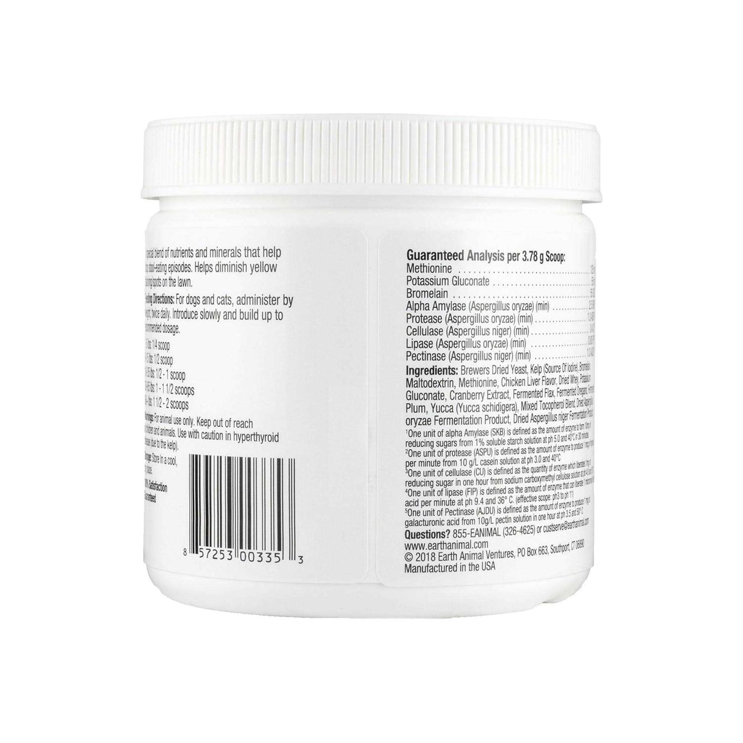 Earth Animal Stop Eating Stool Nutritional Supplement