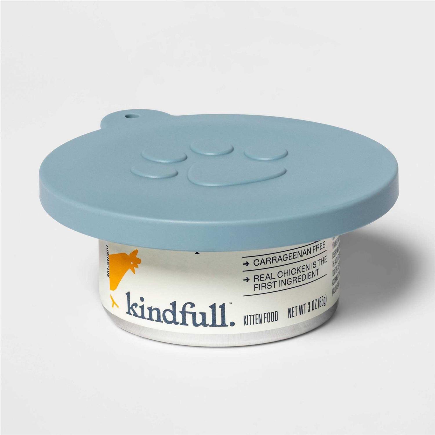 Boots & Barkley Silicone Canned Cover for Wet Cat Food