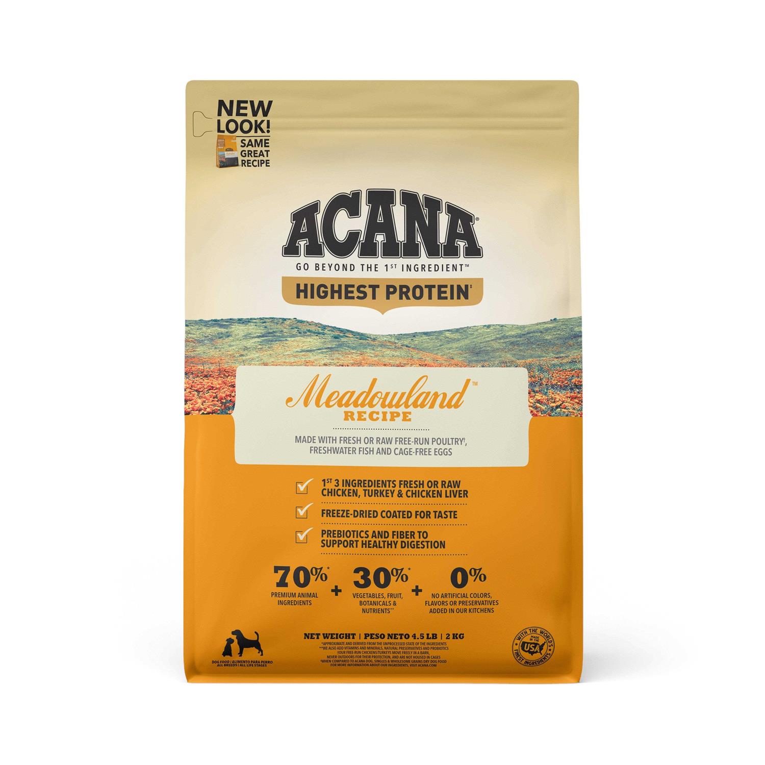 Acana Regionals Meadowland Dry Dog Food
