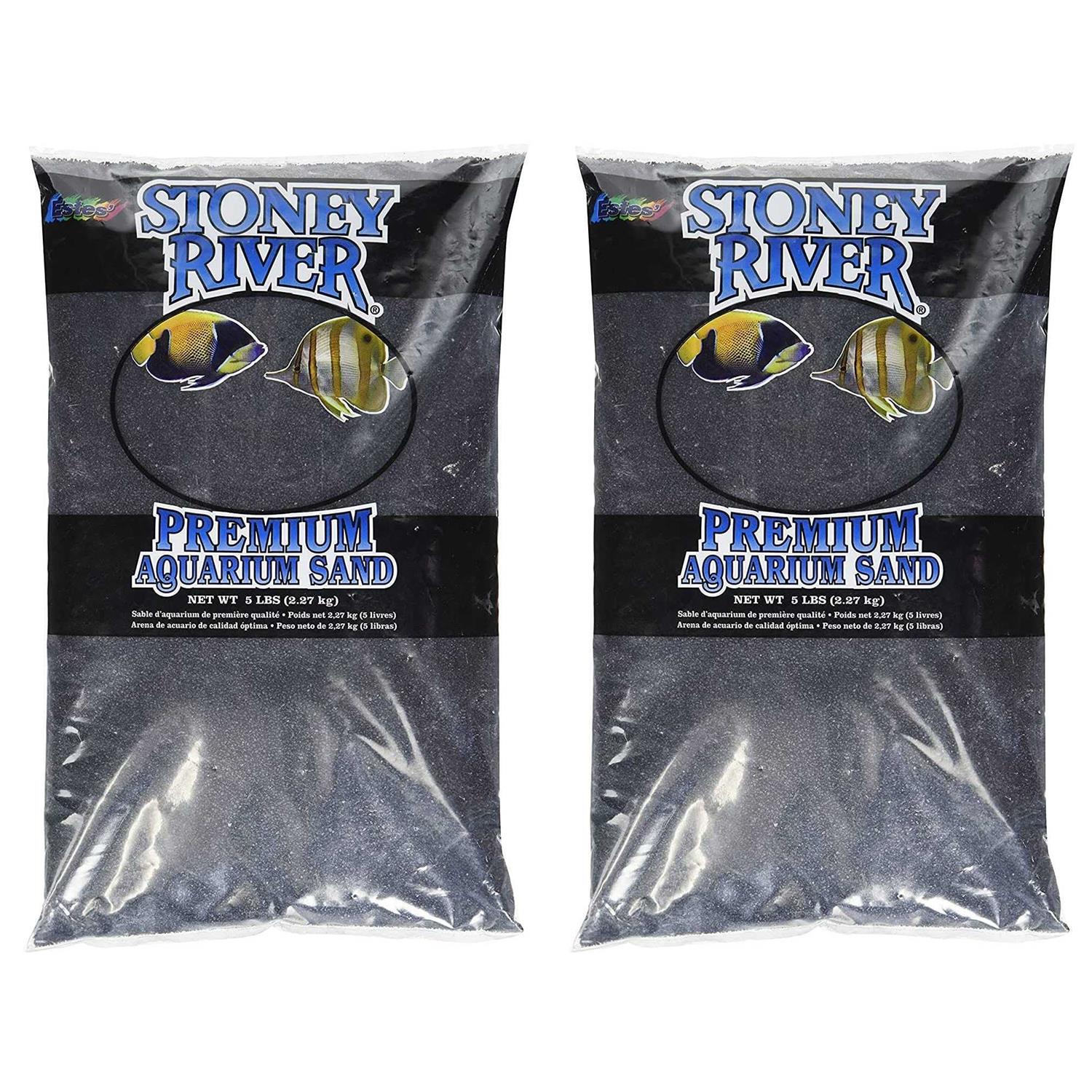 Estes Gravel Products AES06606 Este Marine Sand Black for Aquarium