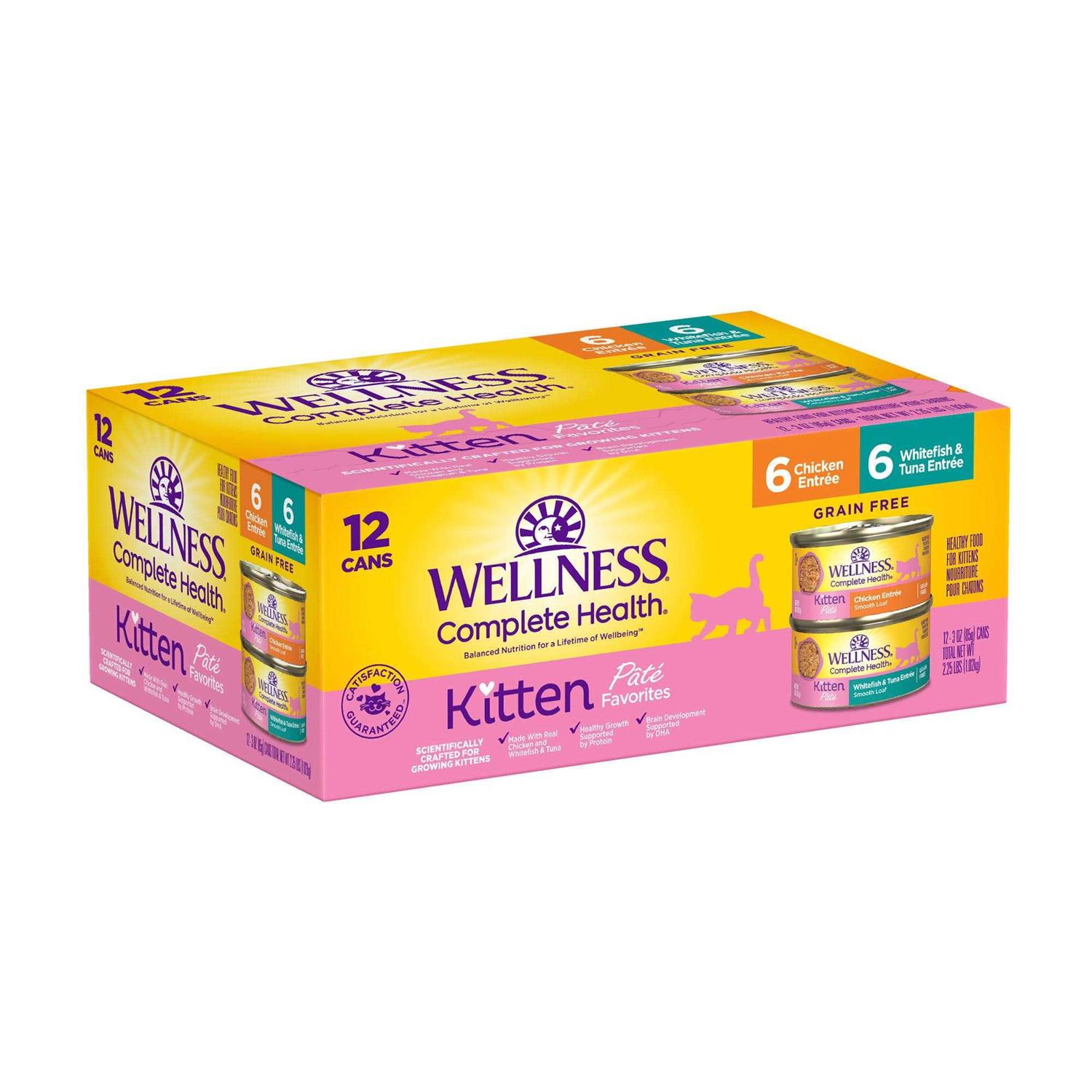 Wellness Complete Health Kitten Canned Wet Cat Food