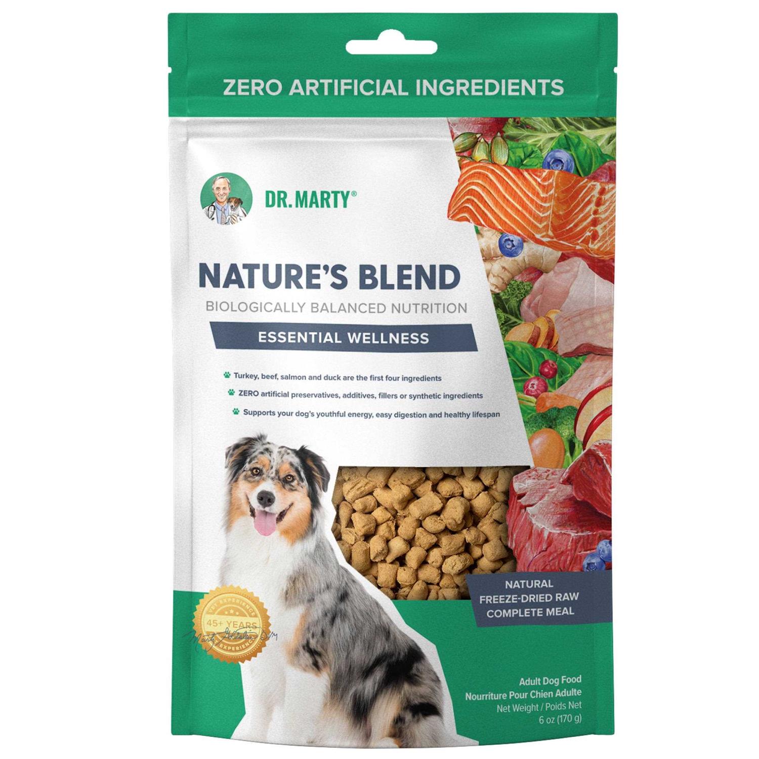 Dr. Marty Nature’s Blend Freeze Dried Raw Dog Food