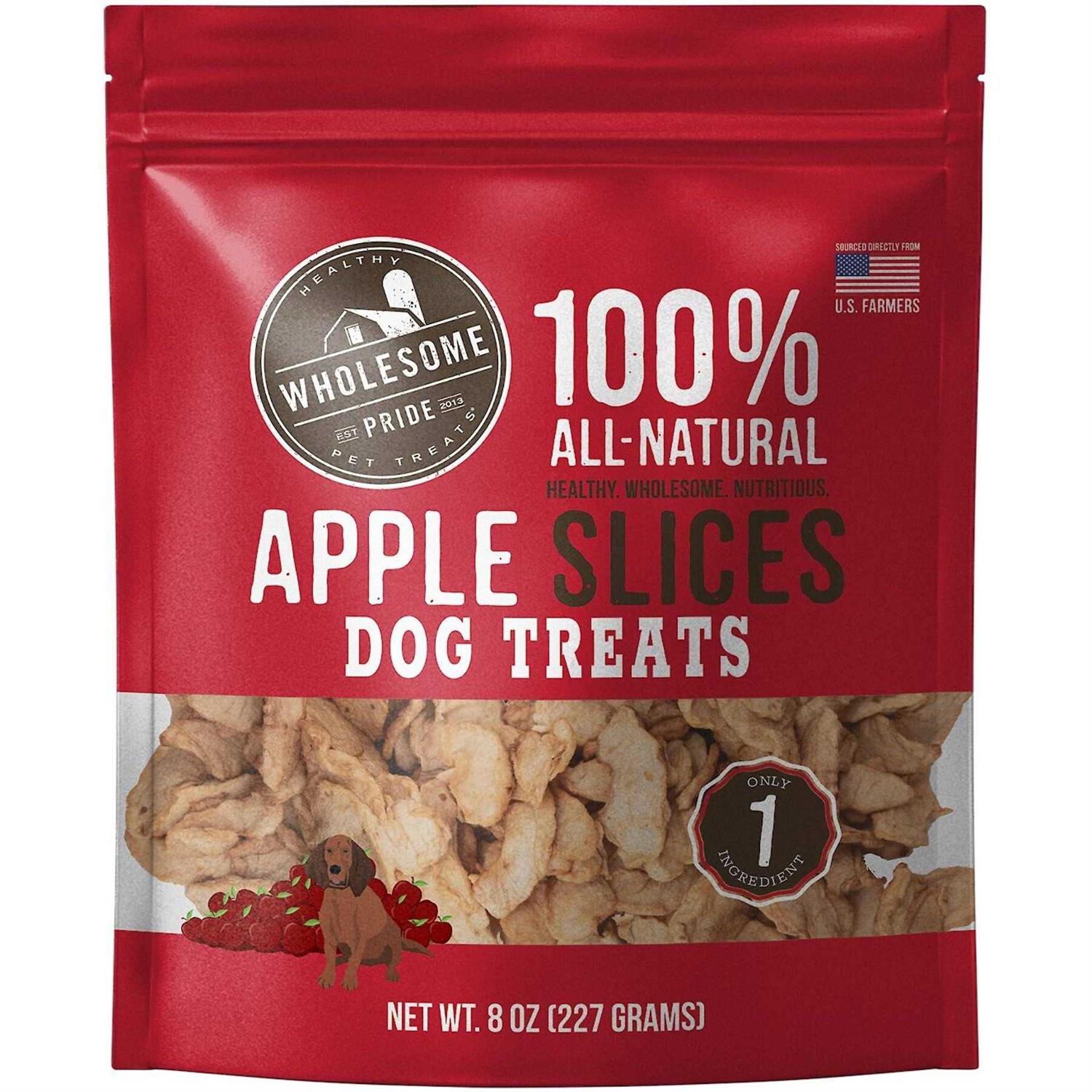 Wholesome Pride Apple Slices Dog Treats