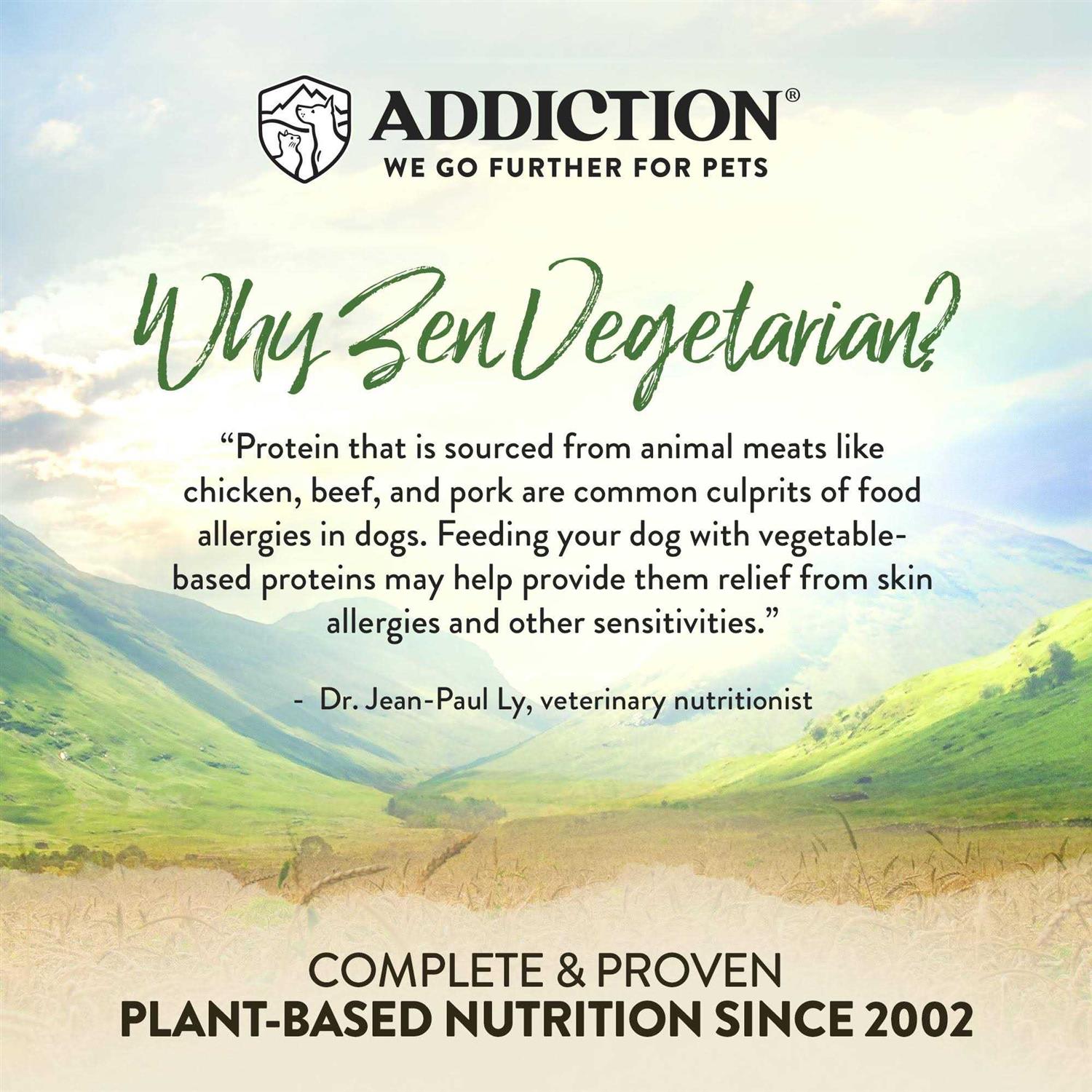 Addiction Zen Vegetarian Dry Dog Food