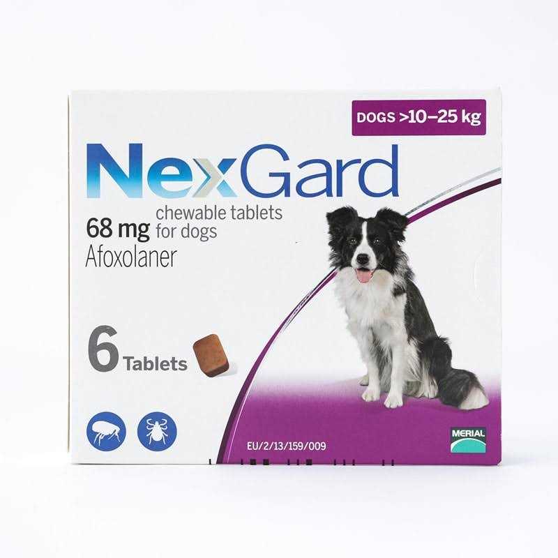 Nexgard Chews For Medium Dogs 10-25Kg