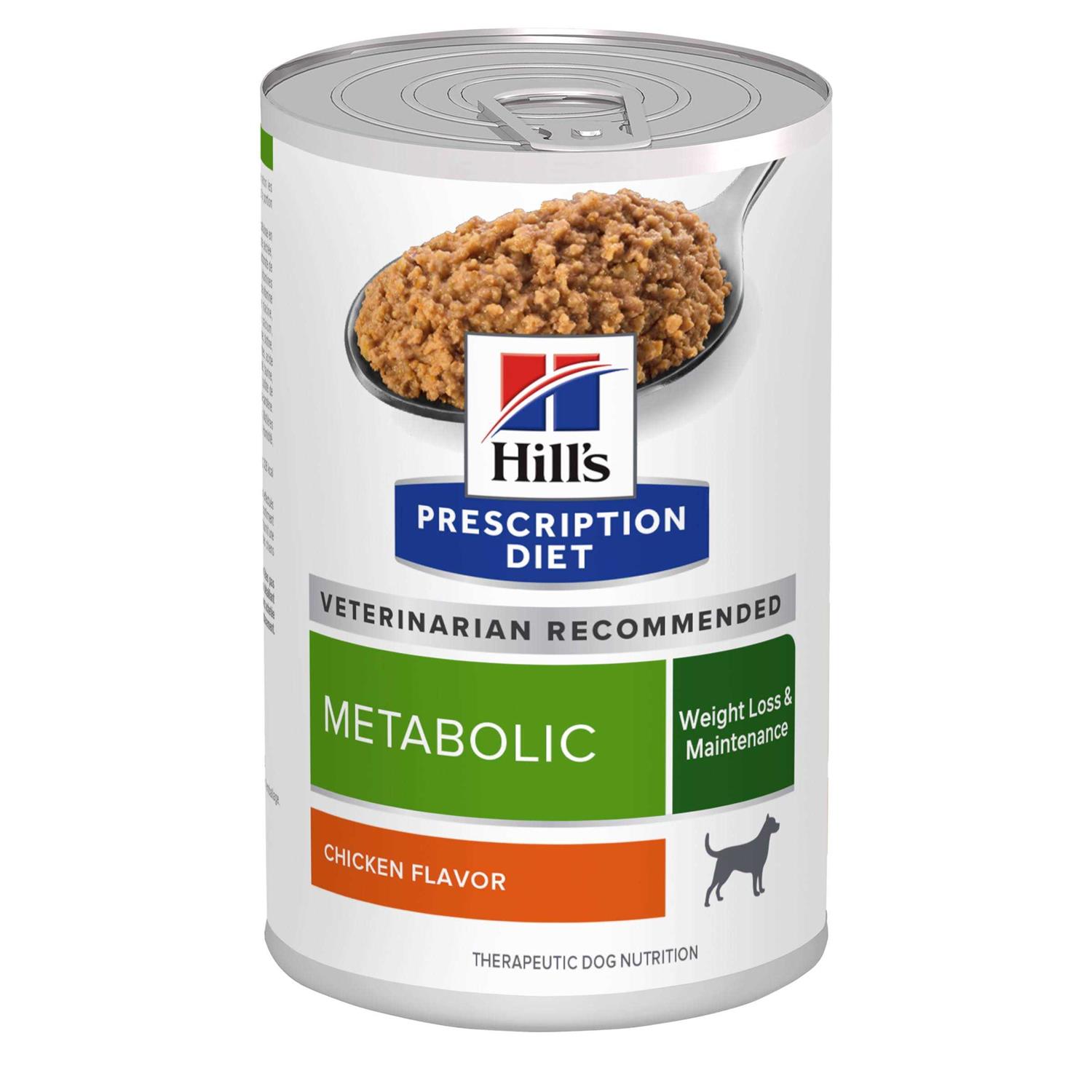 Hill’s Prescription Diet Metabolic Weight Management Chicken Flavor Canned Dog Food