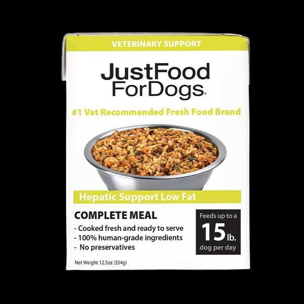 JustFoodForDogs Pantry Fresh Hepatic Support Low Fat Wet Dog Food