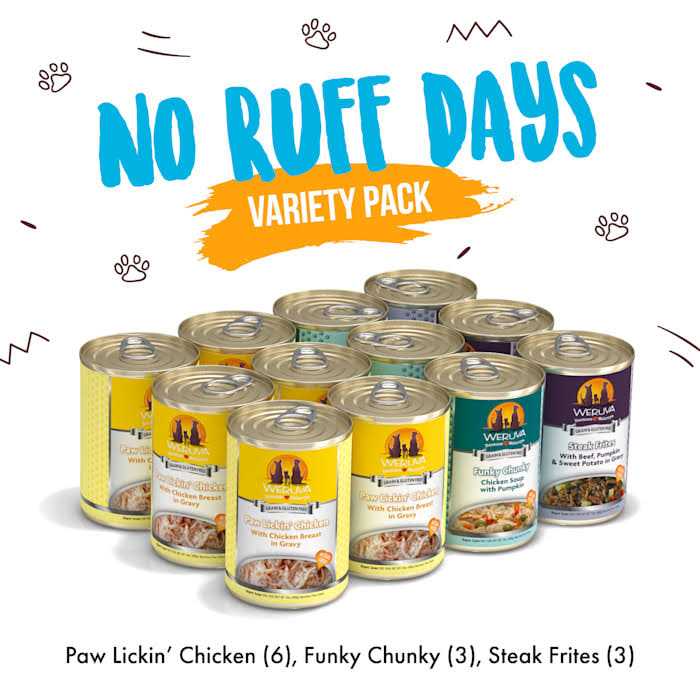 Weruva No Ruff Days Variety Pack Canned Dog Food