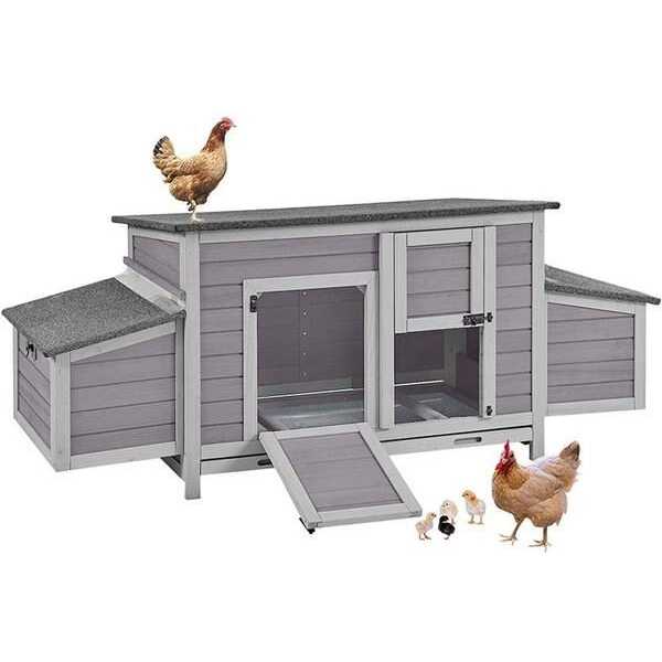 Aivituvin Wooden Chicken Coop for 2-4 Chickens AIR69