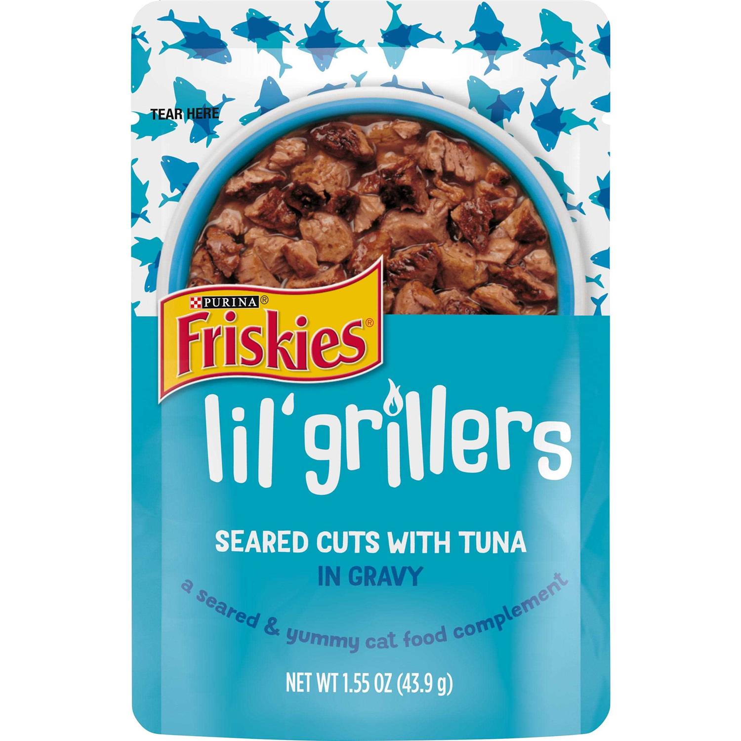 Friskies Lil Grillers Seared Cuts Gravy Wet Cat Food