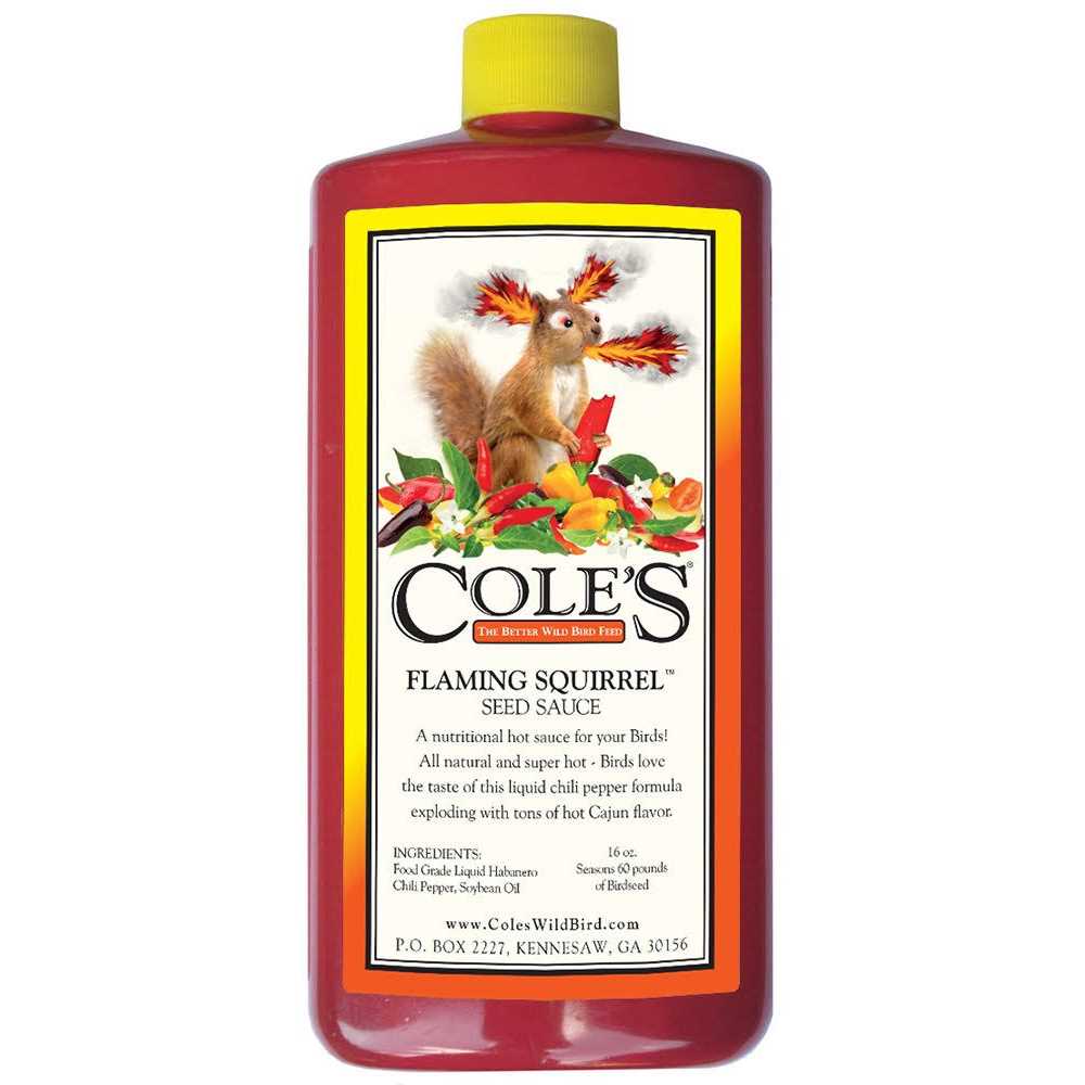 Cole’s Flaming Squirrel Seed Sauce