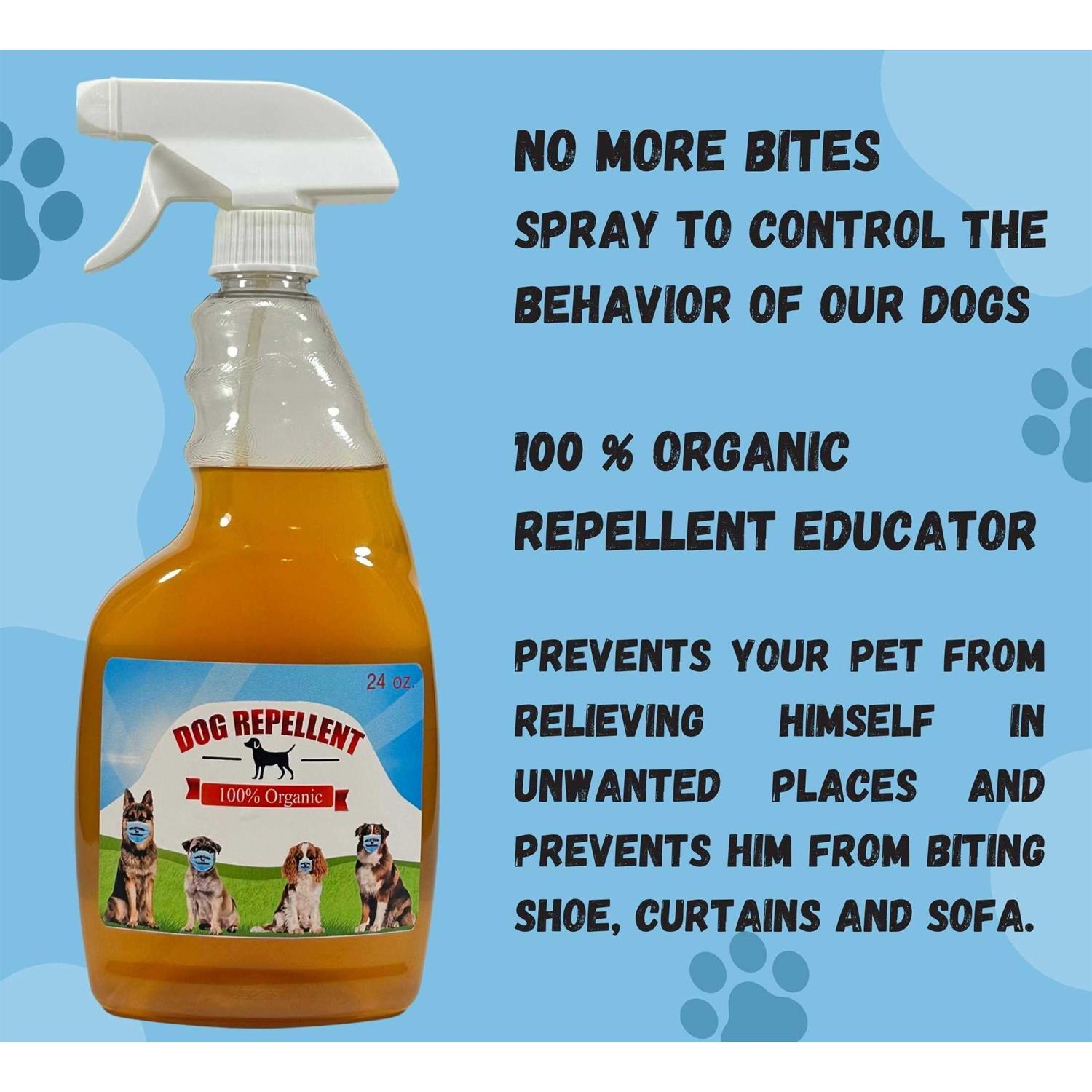 Dog Repellent for Couch Stop Biting Spray Dog Potty Training