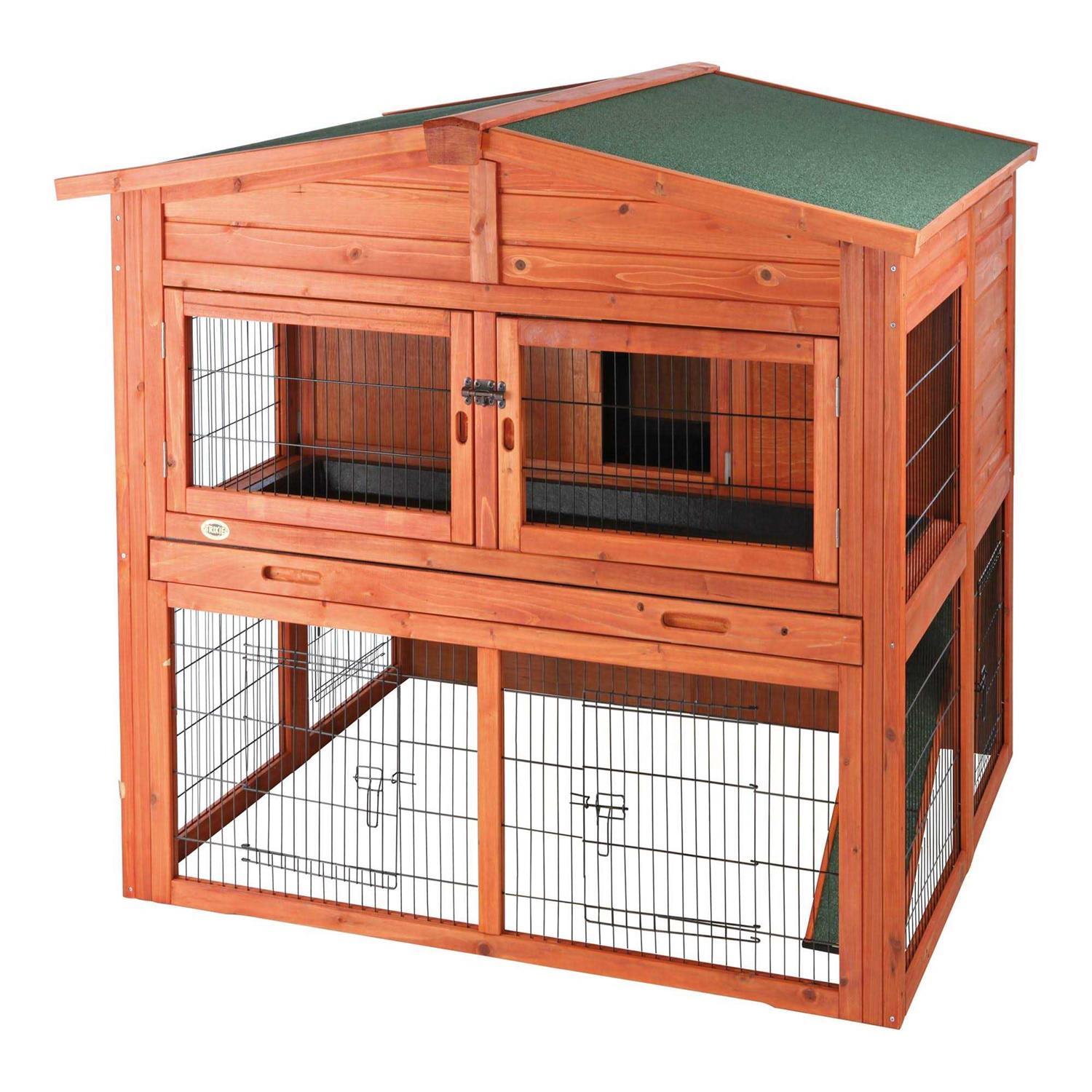 Trixie Pet Products Rabbit Hutch with Attic
