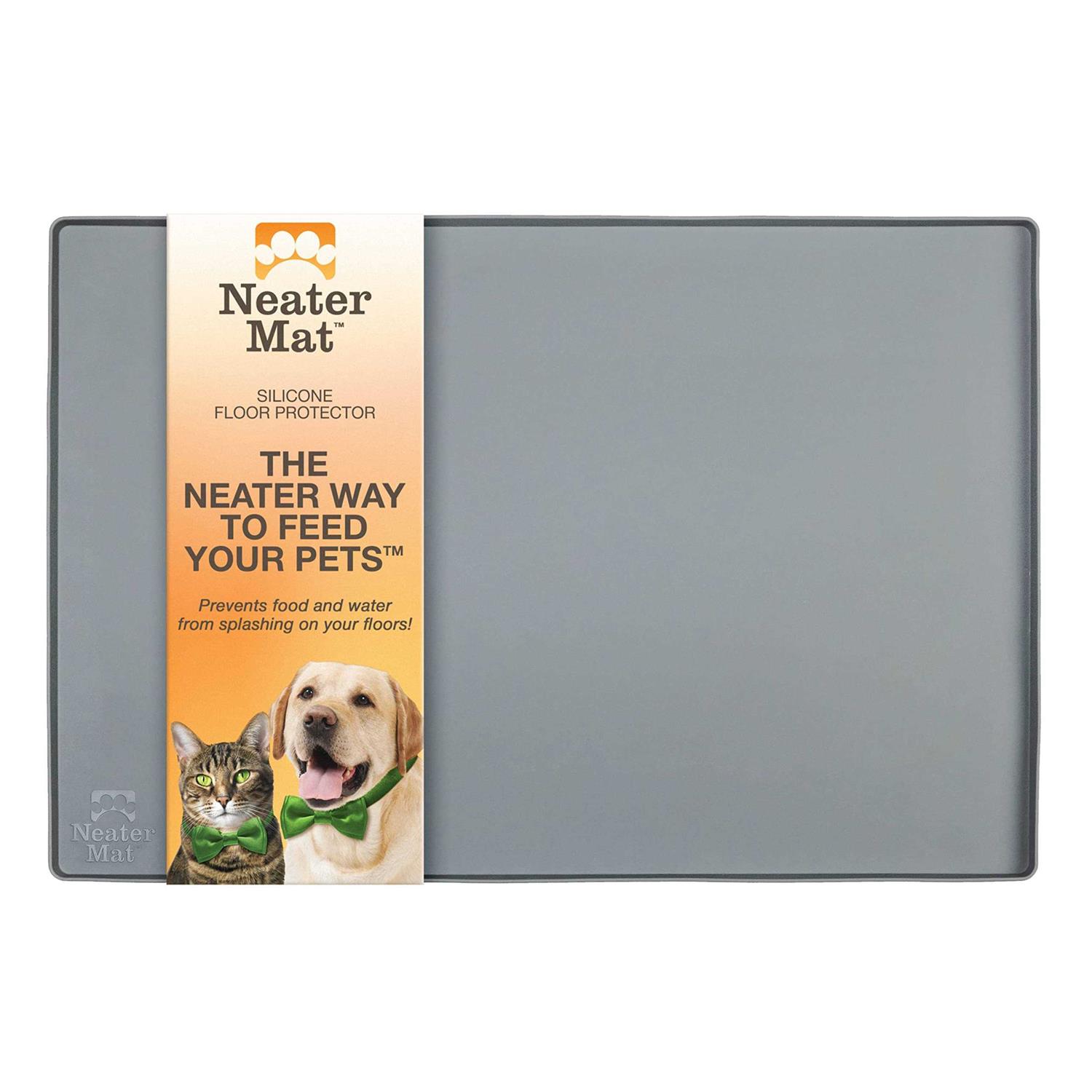 Neater Pet Brands Neater Mat Waterproof Silicone Pet Bowls Mat