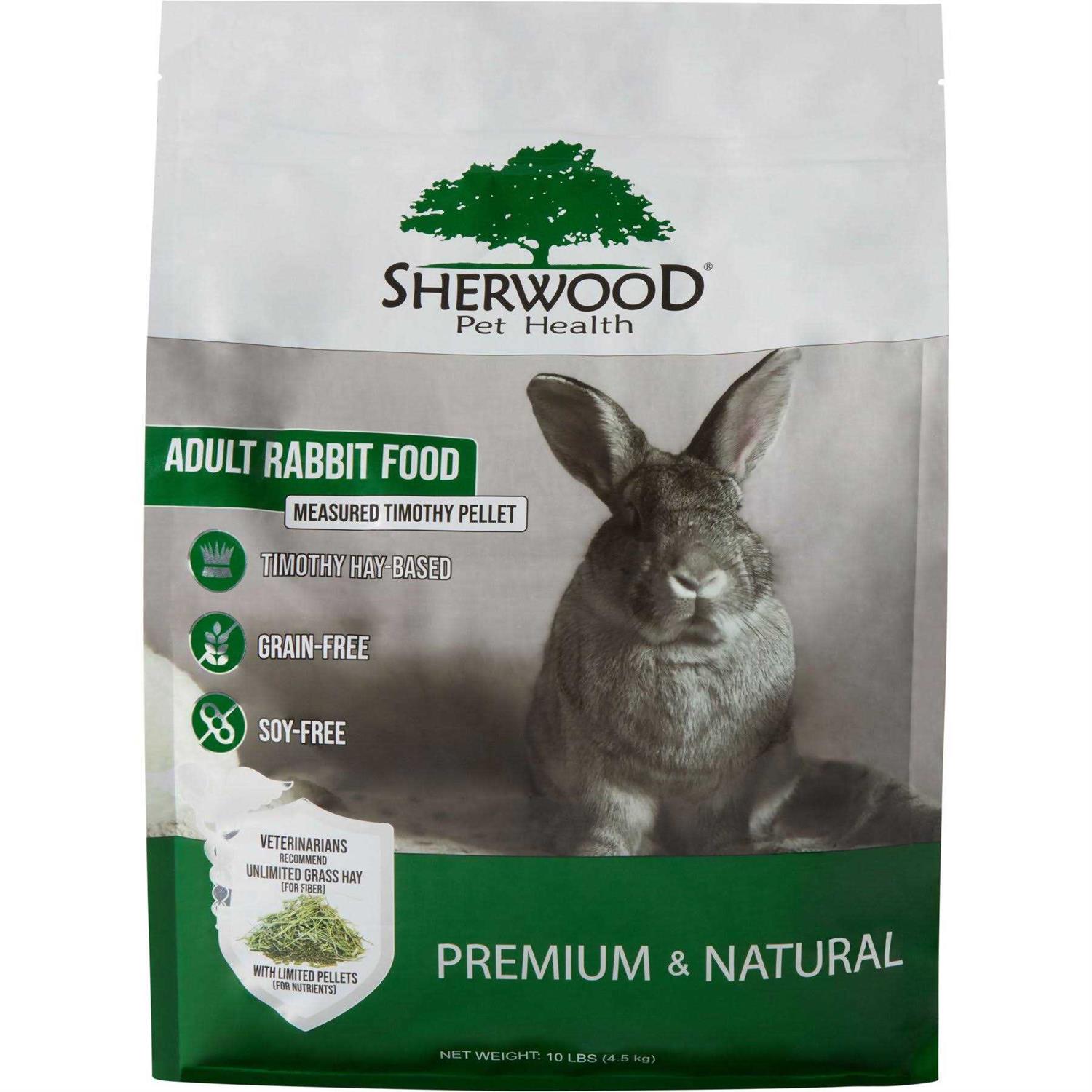 Sherwood Pet Health Adult Rabbit Food Timothy Hay Pellet Hay-Based