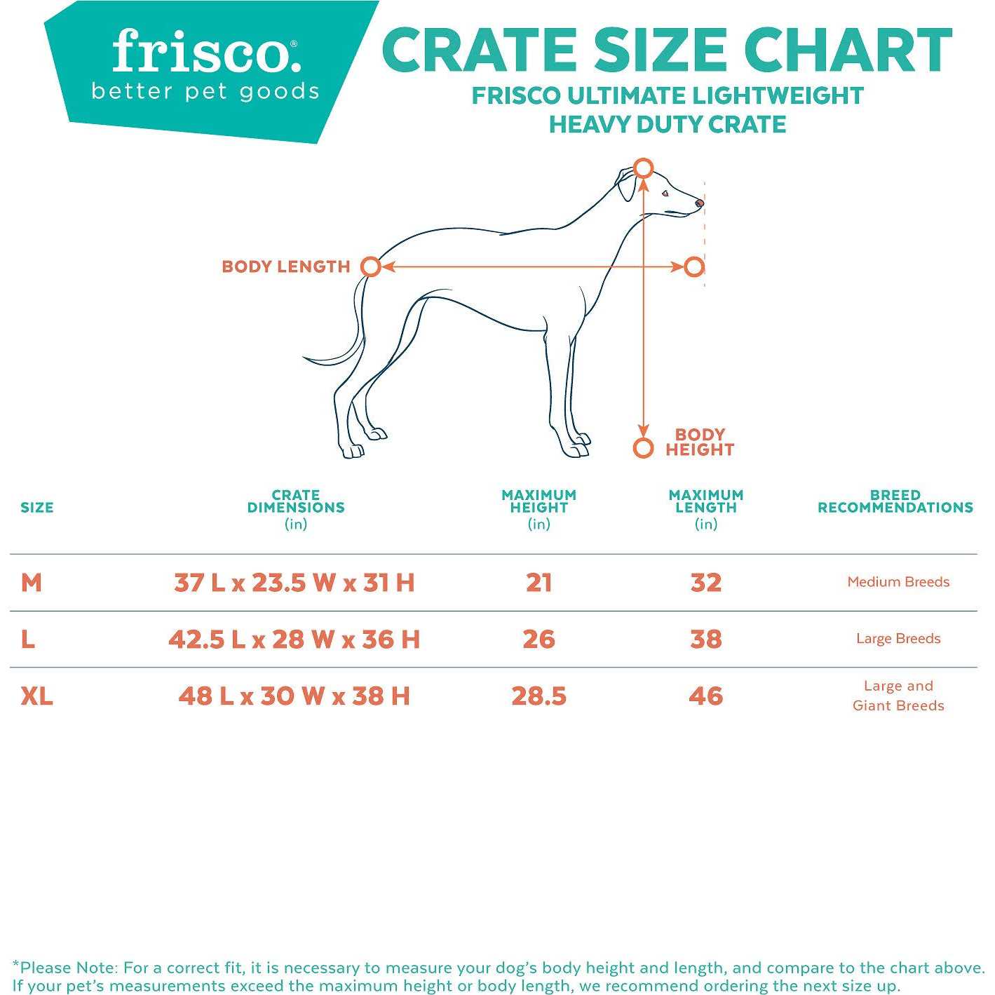 Frisco Ultimate Heavy Duty Steel Metal Single Door Dog Crate