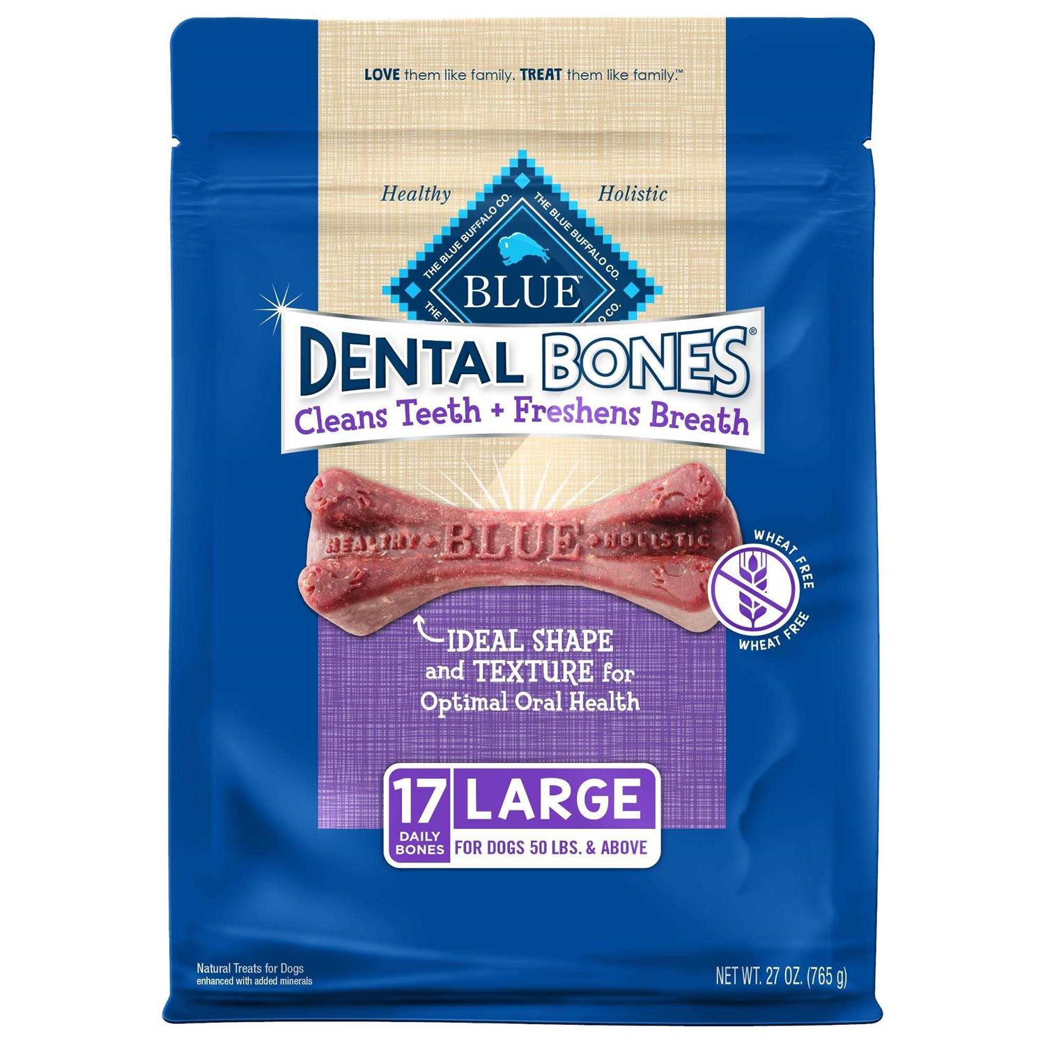 Blue Buffalo Dental Bones Dog Treats